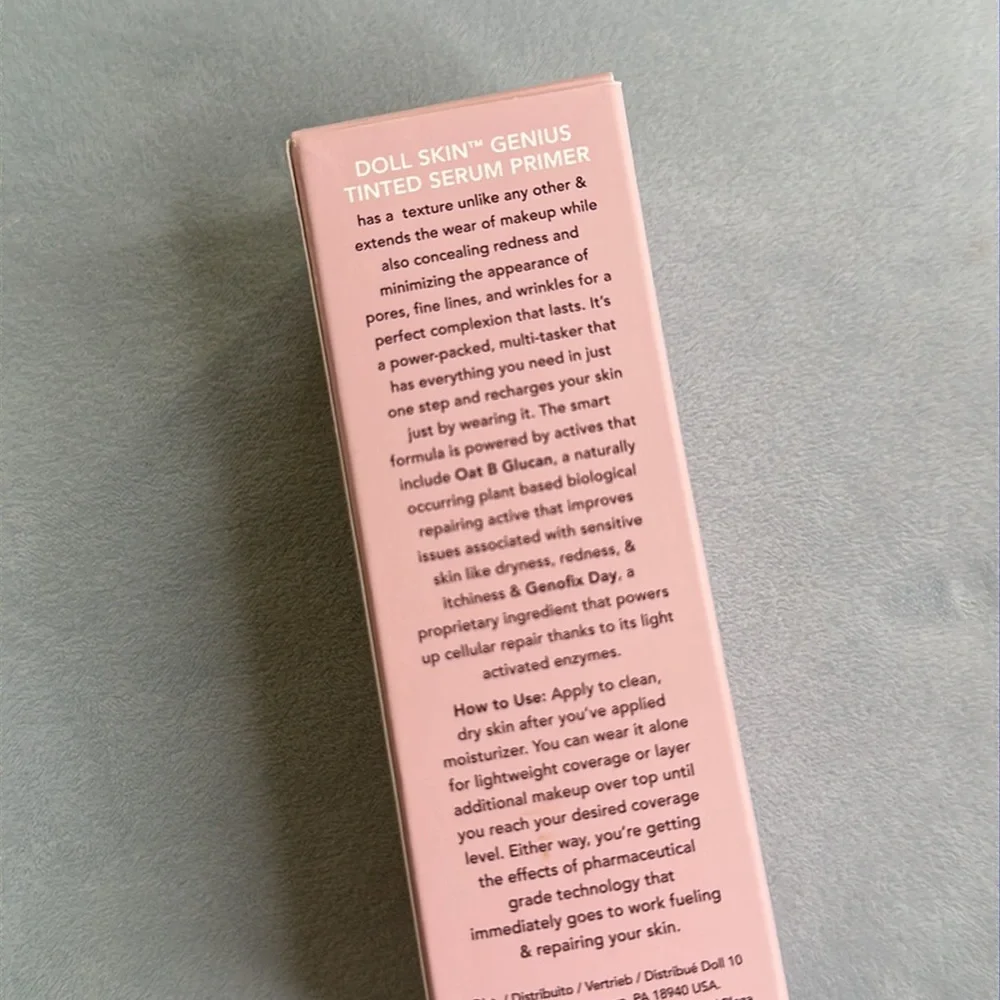 🎨 DOLL 10 | DOLL SKIN GENIUS TINTED SERUM PRIMER AND MAKEUP BRUSH